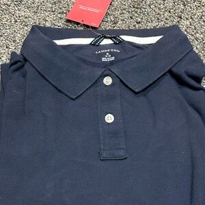 Lands' End Women's Navy Polo Shirt